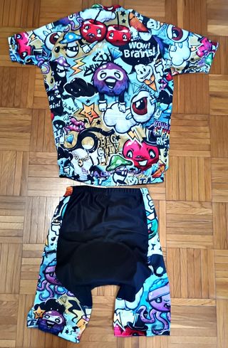 Completo Ciclismo Black Racer Fantasy Tg. M