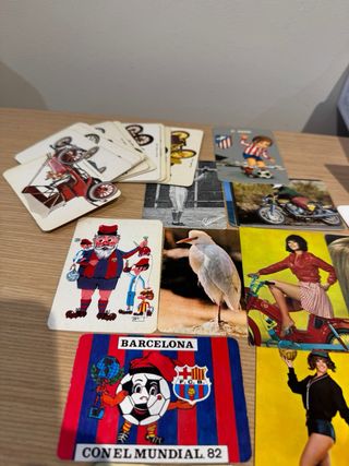 Calendarios de papel de los años 70 variados