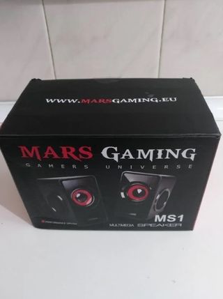 Mars Gaming MS1, altavoces 10W, subwoofer, Jack 3.