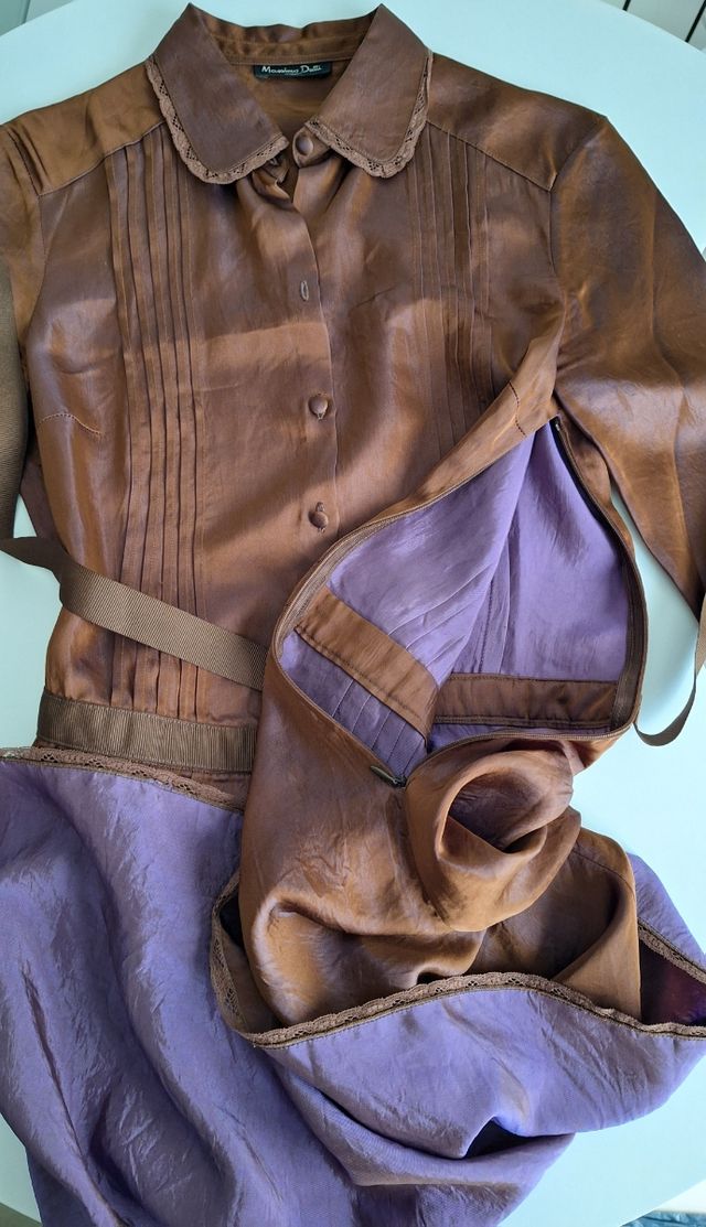 Vestido Vintage Massimo Dutti