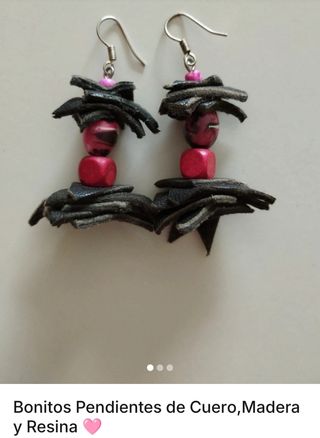 PENDIENTES DE CUERO SIN ESTRENAR 