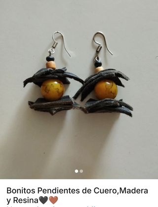 PENDIENTES DE CUERO SIN ESTRENAR 