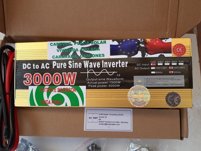 INVERSOR 3000W ONDA PURA 