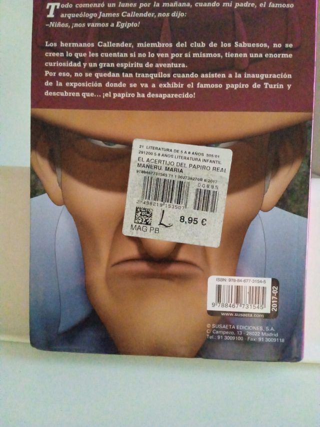 Libro aventuras juvenil