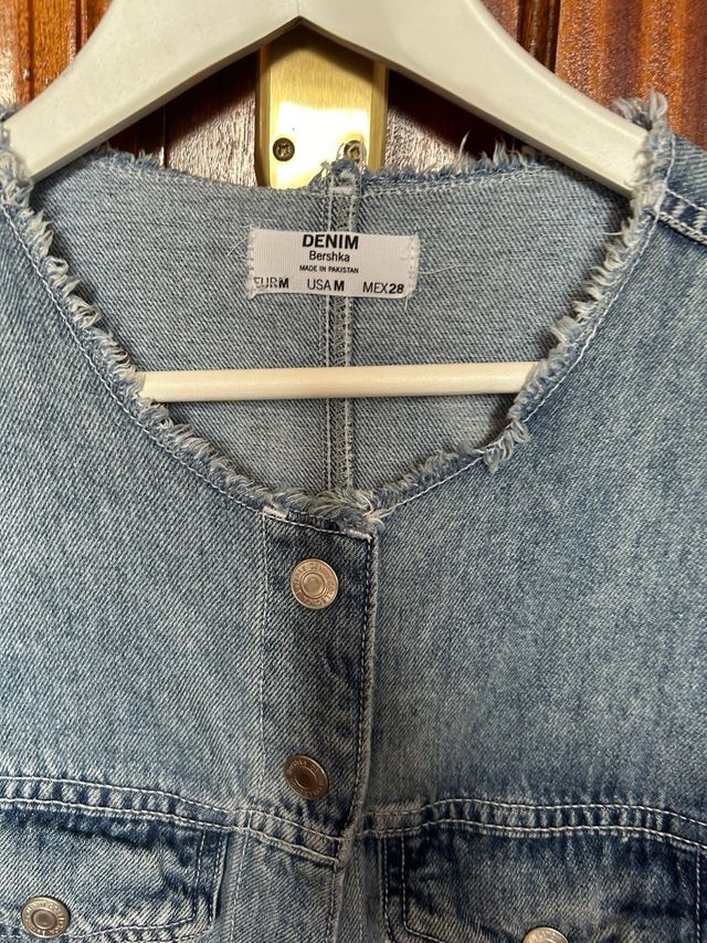 Vestido vaquero Bershka chica