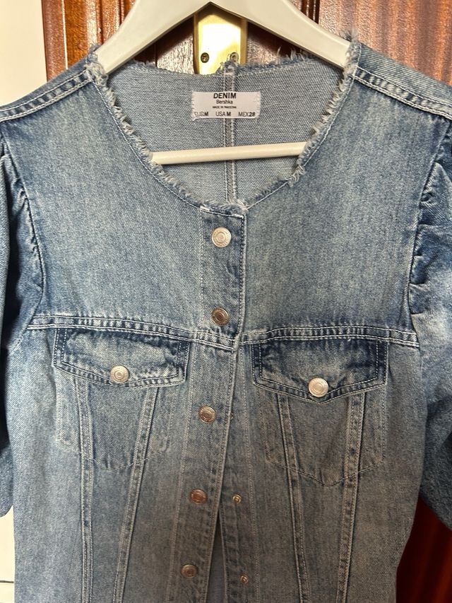 Vestido vaquero Bershka chica