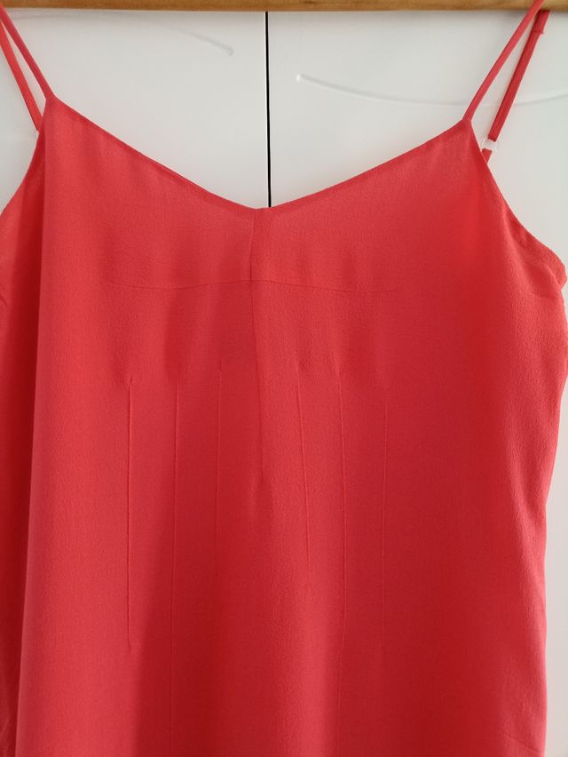 Vestido largo talla S 36 Lene Sand rosa