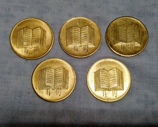 5 monete commemorative color oro