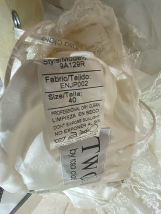 Vestido de novia Rosa Clará