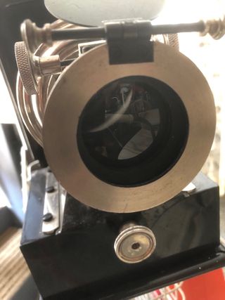 Linterna magica antigua