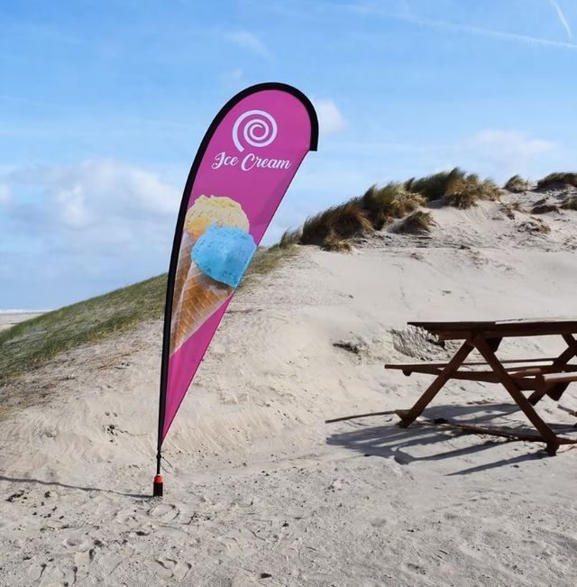 MÁSTIL BANDEROLA GOTA SURF