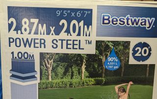 Estructura metálica piscina desmontable Bestway