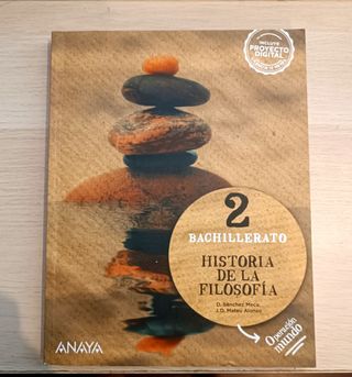 Libro Historia de la filosofía 2ºBach