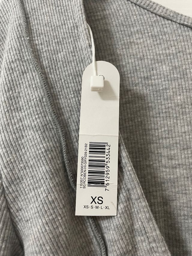 vestito tally weijl grigio xs mini abito