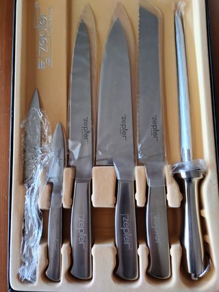 Set coltelli da cucina zepter in acciaio pregiato