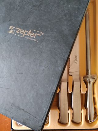 Set coltelli da cucina zepter in acciaio pregiato