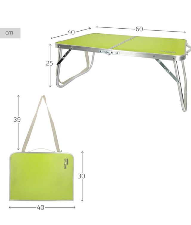 Mesa de camping portátil nueva 