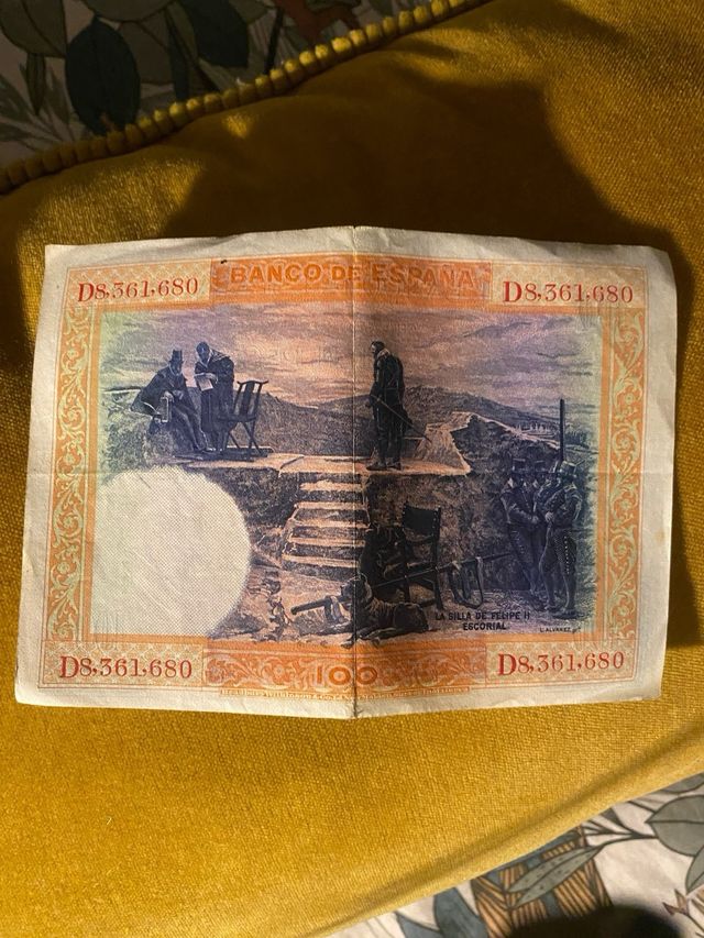 Billete Cien Pesetas 1925