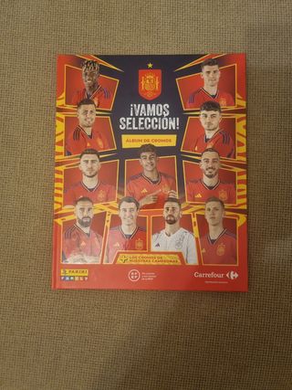 ALBUM Y CROMOS FUTBOL VAMOS SELECCIÓN CARREFOUR