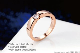 Anillos con Circonitas de compromiso de novia