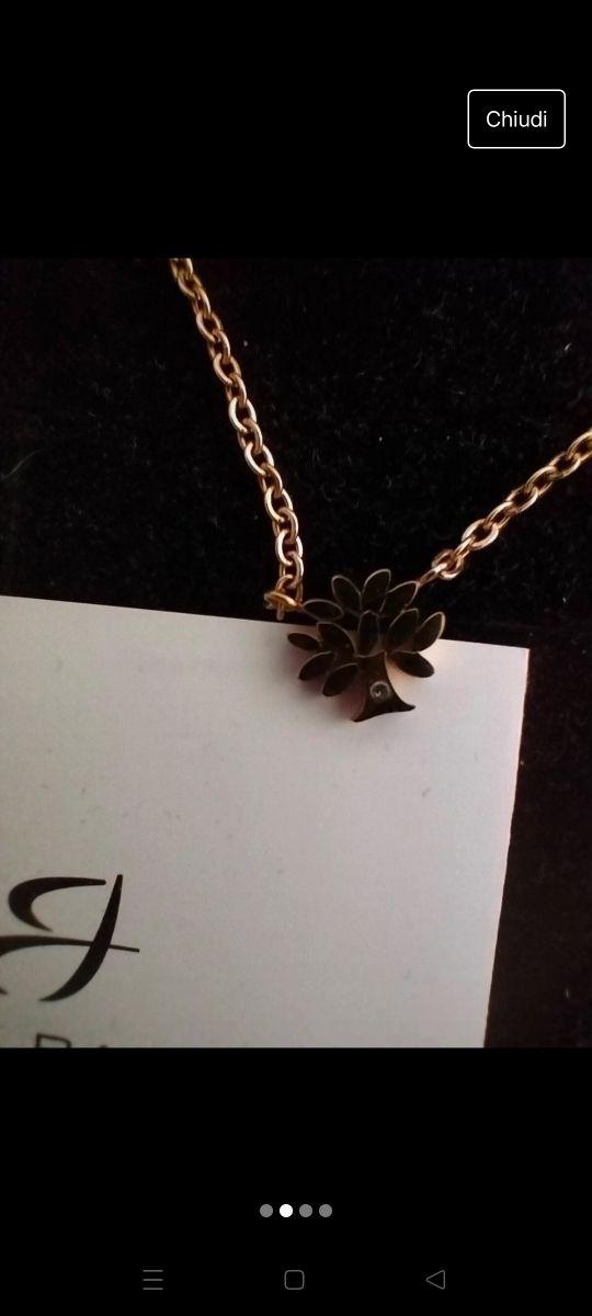 Collana albero luca barra