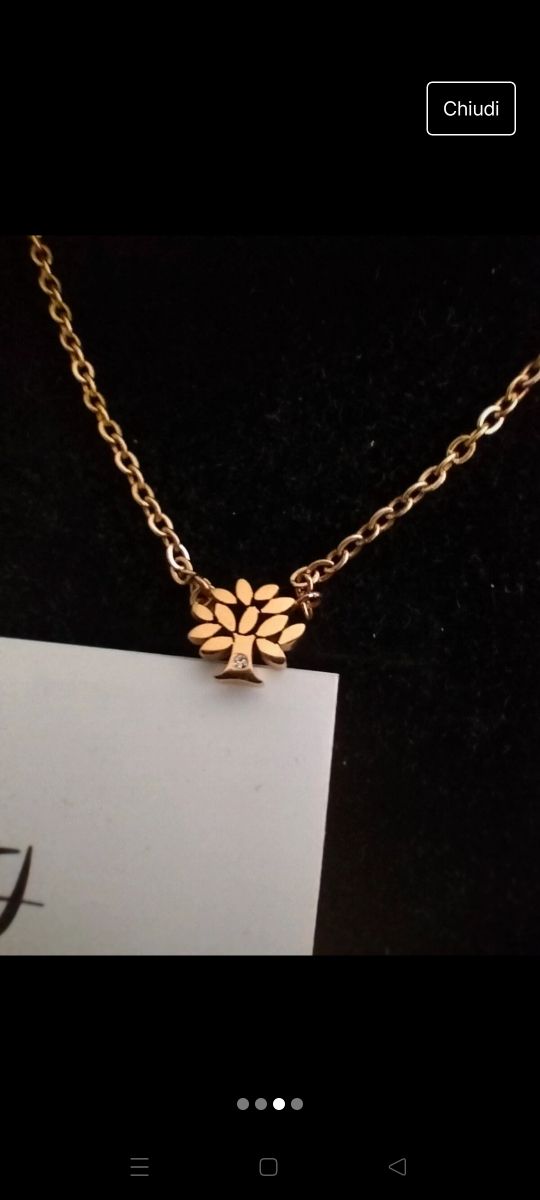 Collana albero luca barra