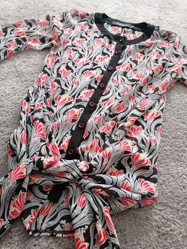 Blusa mujer transparencia