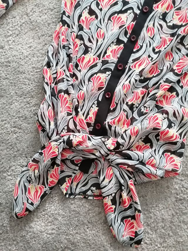 Blusa mujer transparencia