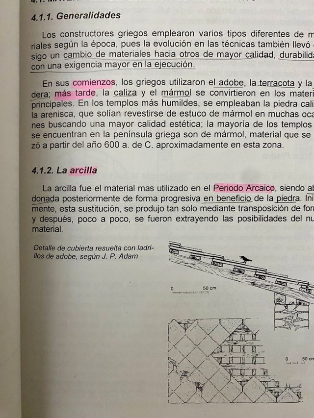 La construcción griega y romana