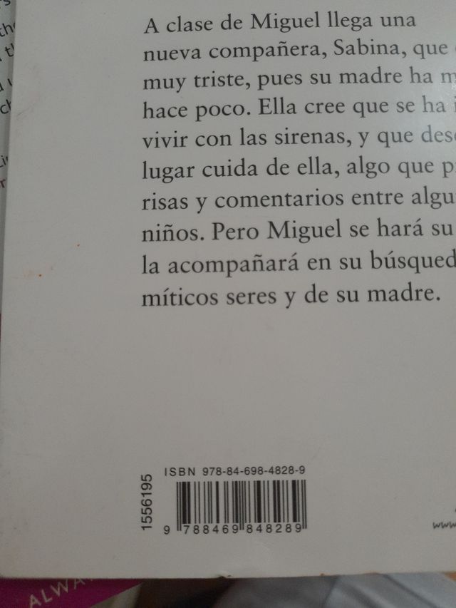 El abrazo de sirena. ANAYA.