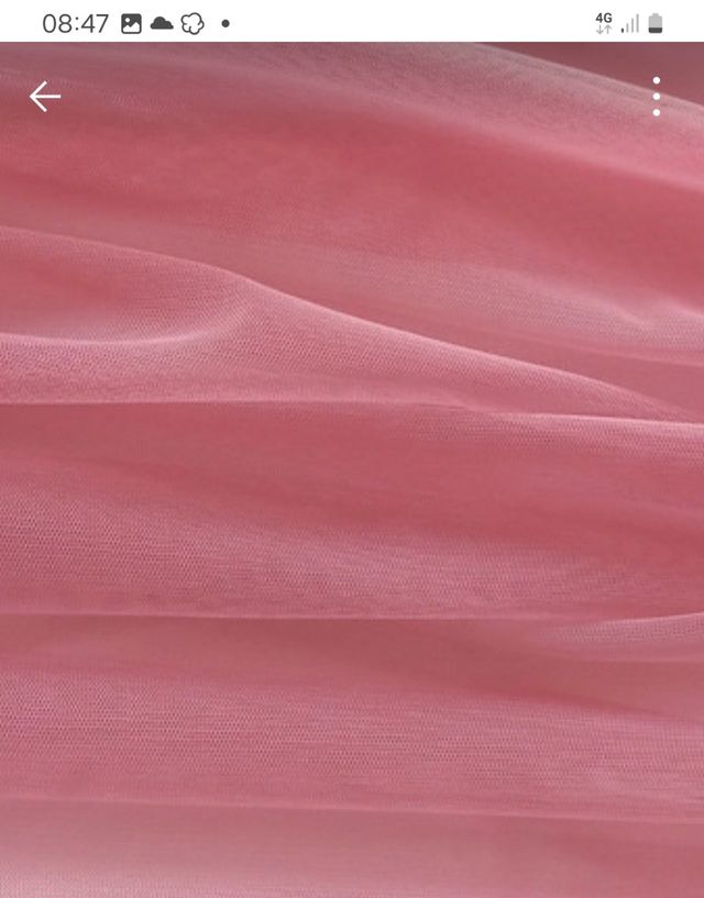 Stoffa scampolo di tulle misura 170 cm l