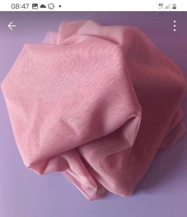 Stoffa scampolo di tulle misura 170 cm l