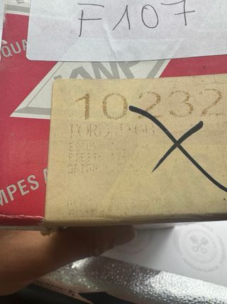 Ford fiesta escort y orion bomba de agua