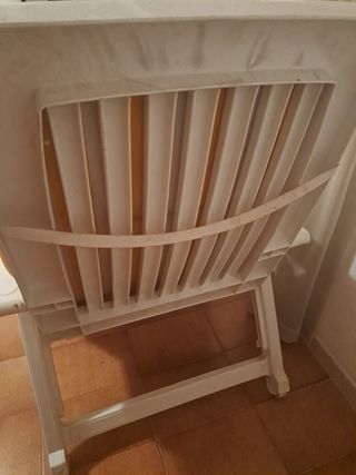 Tumbona con colchoneta