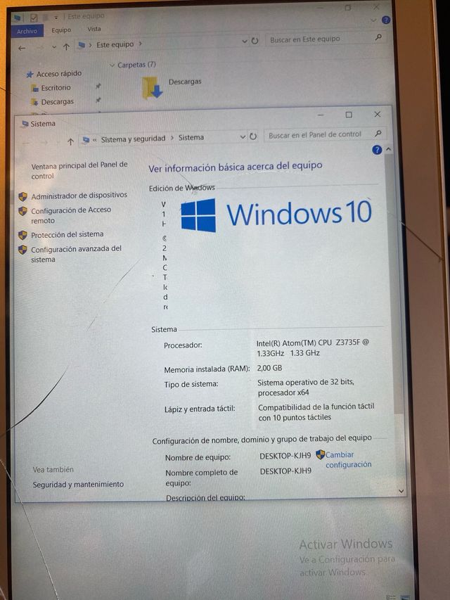 Tablet pc Toshiba WT8-B con Win 10
