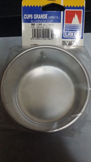 Vaso camping aluminio