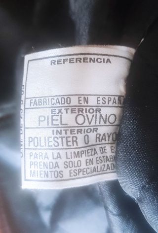 Cazadora "chupa" de piel