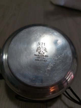 Gavetta militaria e fornelletto da campo