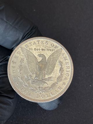 Dollar Morgan 1881-O-EBC+ $1 one dollar plata