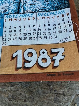 Agenda 1987: Un viaje al pasado en una tote bag ún