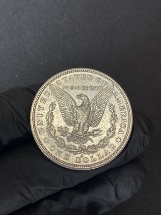 Dollar Morgan 1883-S-EBC $1 one dollar plata