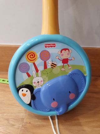 Móvil cuna animales sonido Fisher Price