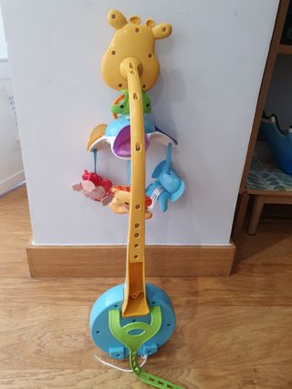 Móvil cuna animales sonido Fisher Price