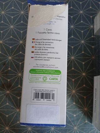 Cavo usb, charger e wireless earphone