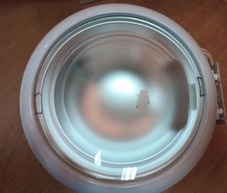 Downlight encastrar branco c/ vidro fosco e c/