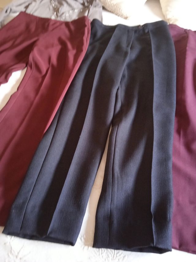 Pantalones poliéster talla 42