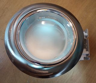 Downlight aço escovado c/ vidro c/balastro XF3001E