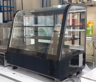 VITRINA REFRIGERADA NEGRA