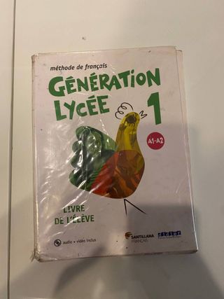 Libro francés Generation Lycee Santillana