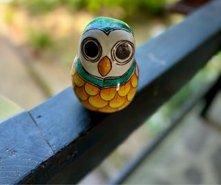 Gufo ceramica italiana